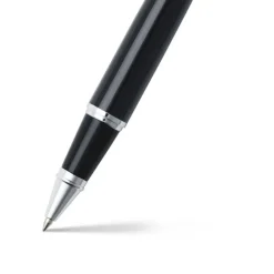 Sheaffer 300 Glossy Black and Bright Chrome Cap Rollerball Pen