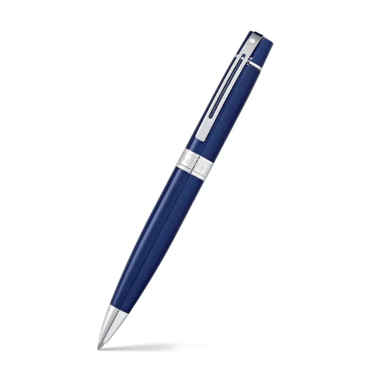 Sheaffer 300 Glossy Blue with Chrome Trims Ballpoint Pen