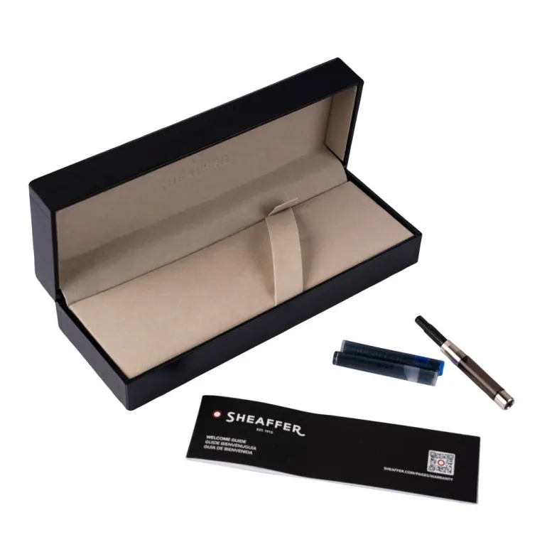 Sheaffer 300 Matte Green Fountain Pen With Black Trims