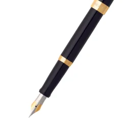 Sheaffer SAGARIS 9471 Gloss Black Fountain Pen With Gold Tone Trim