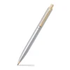 Sheaffer Sentinel 325 Brushed Chrome Ballpoint pen with Gold Tone Trim