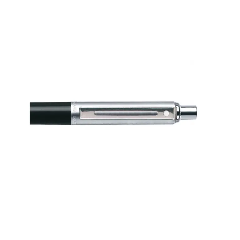 Sheaffer Sentinel Black and Chrome Ballpoint Pen With Chrome Trims