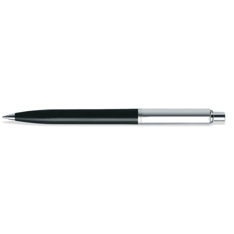 Sheaffer Sentinel Black and Chrome Ballpoint Pen With Chrome Trims