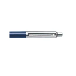 Sheaffer Sentinel Blue and Chrome Ballpoint Pen With Chrome Trims