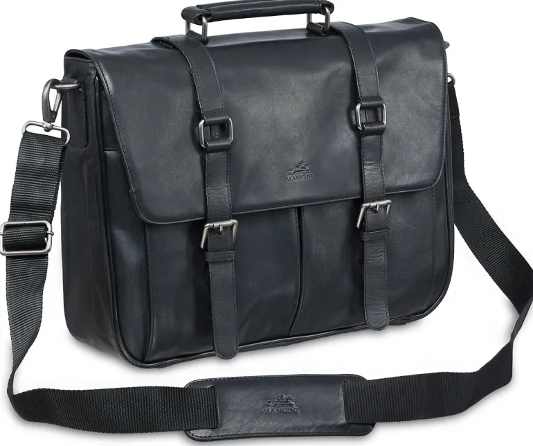 Single Compartment Briefcase for 15" Laptop with RFID Secure Pocket, 1