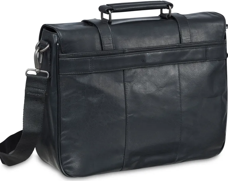 Single Compartment Briefcase for 15" Laptop with RFID Secure Pocket, 1