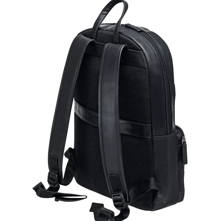 Slim Backpack for 14" Laptop, 12" x 4" x 16.25", Black