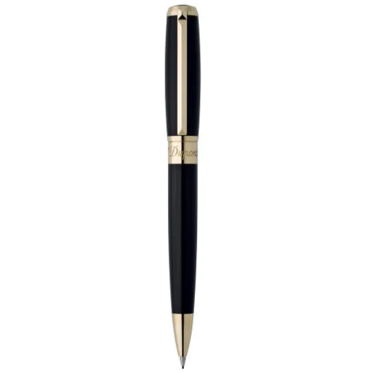 S.T. Dupont Elysee Black and Gold .7mm Mechanical Pencil