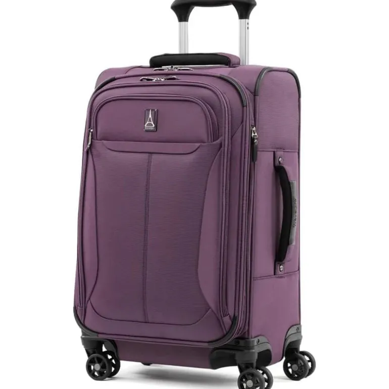 Travelpro Tourlite 21" Expandable Carry-on Spinner Purple