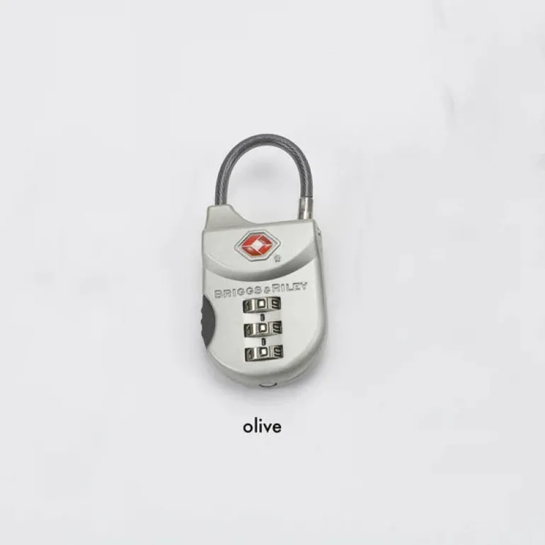 TSA CABLE LUGGAGE LOCK (METAL)
