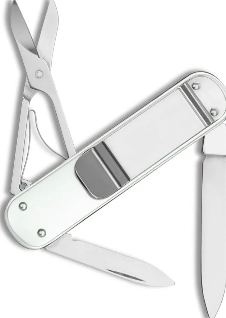 Victorinox Swiss Army Knives Money Clip Silver Alox