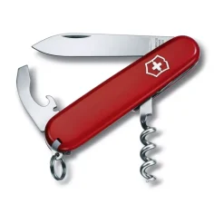 Victorinox Swiss Army Knives Waiter Medium Pocket Knife Corkscrew Red