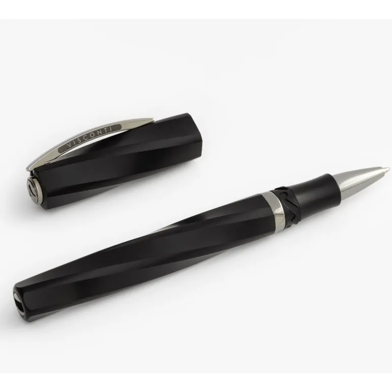 Visconti Divina Matte Black Rollerball Pen