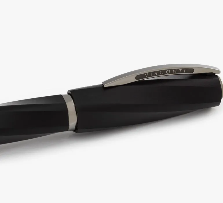 Visconti Divina Matte Black Rollerball Pen