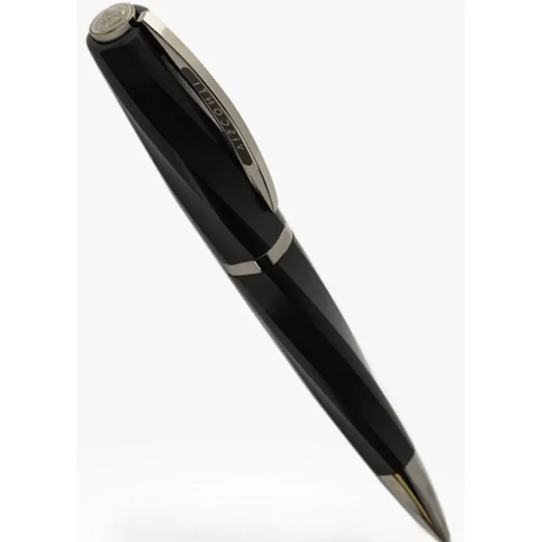 Visconti Divina Matte Black Ballpoint Pen | Altman Luggage