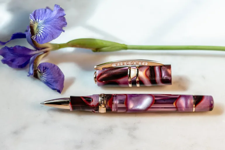 Visconti Homo Sapiens Iris Garden Limited Edition Rollerball Pen