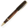 Visconti Medici Briarwood Yellow Gold Rollerball Pen | Altman Luggage