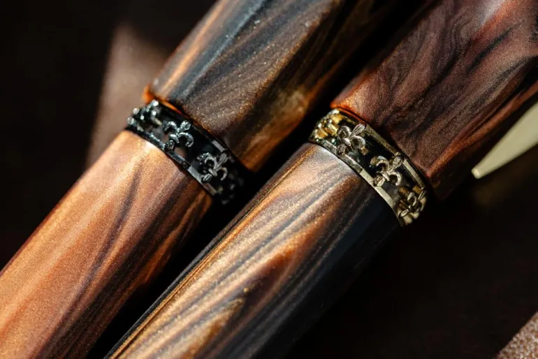 Visconti Medici Briarwood Ruthenium Rollerball Pen | Altman Luggage