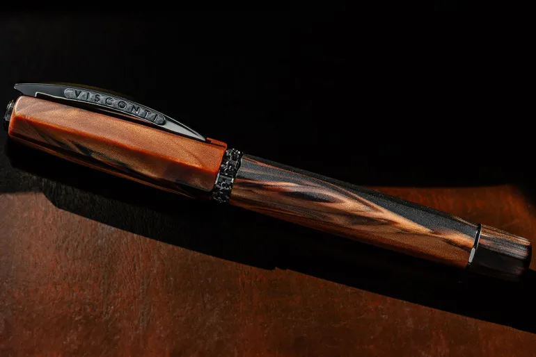 Visconti Medici Briarwood Ruthenium Rollerball Pen | Altman Luggage