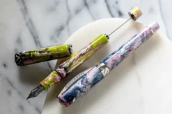 Visconti Voyager Mariposa Butterfly Malachite Fountain Pen