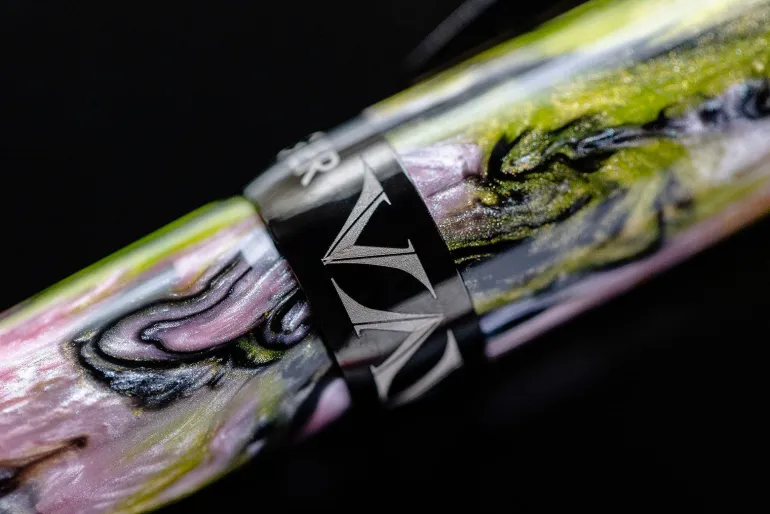 Visconti Voyager Mariposa Butterfly Malachite Fountain Pen