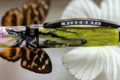 Visconti Voyager Mariposa Butterfly Malachite Fountain Pen