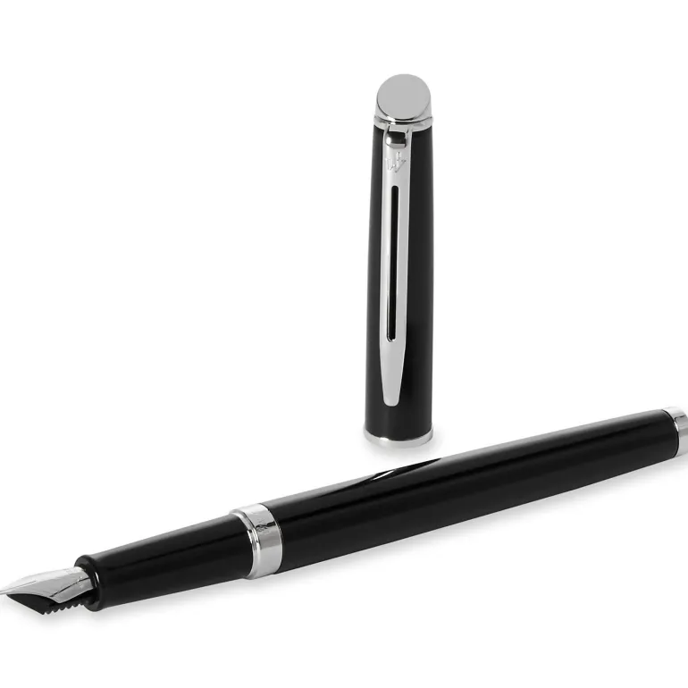 Waterman Hemisphere Black Lacquer CT Fountain Pen