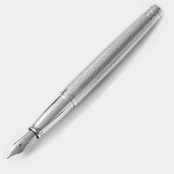 Yard O Led The Viceroy Grand Sterling Silver Barley Fountain Pen