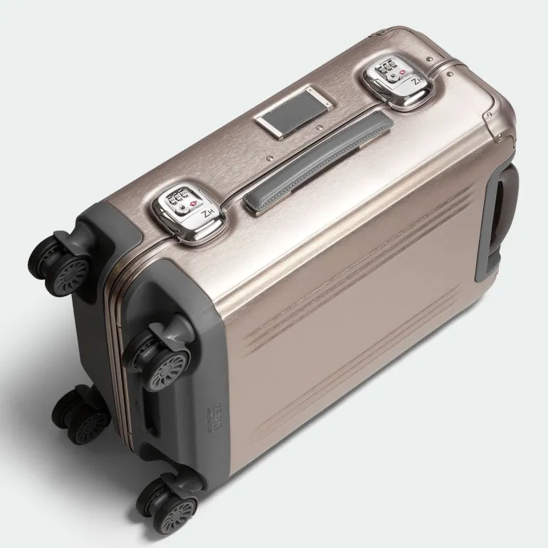 Zero Halliburton Pursuit Aluminum International Carry On Case Bronze
